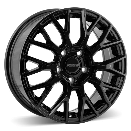 AZZ863MZGB - RSSW Monza 18X8 5X112 ET 35MM Bore 66.6MM Gloss Black - RSSW Wheels Canada