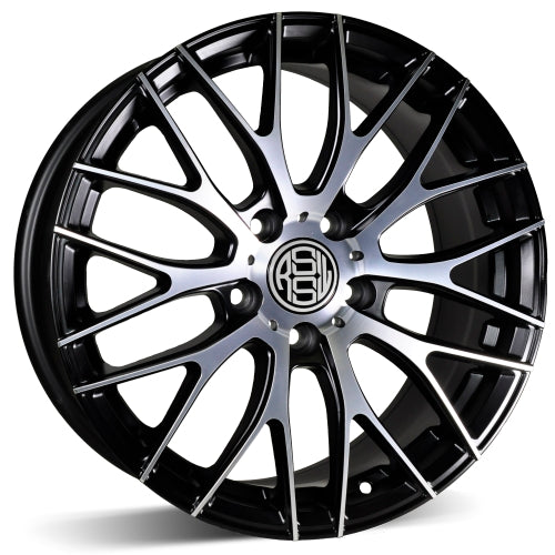 AZZ951TBMF - RSSW Touring 19X8.5 5X114.3 ET 35MM Bore 67.1MM Black and Machined Face - RSSW Wheels Canada