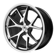 Load image into Gallery viewer, AVS3-22055235MS - Adventus AVS-3 22X10.5 5X120 35mm Gloss Black Machined with a Chrome Stainless Steel Lip - Adventus Wheels Canada