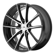 Charger l'image dans la galerie, AVX10-22101238SL - Adventus AVX-10 22X10 5X114.3 38mm Gloss Black Machined with SS Lip - Adventus Wheels Canada