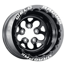 Load image into Gallery viewer, 83B-510B274CB - Weld Racing Alpha-1 15X10 5X120.65 ET -89mm Gloss Black - Weld Racing Wheels Canada