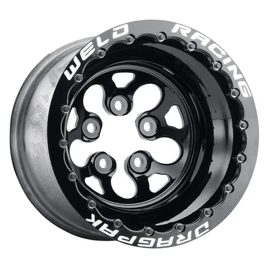 83B510B206MB - Weld Racing Alpha-1 15X10 5X114.3 ET -63mm Gloss Black - Weld Racing Wheels Canada