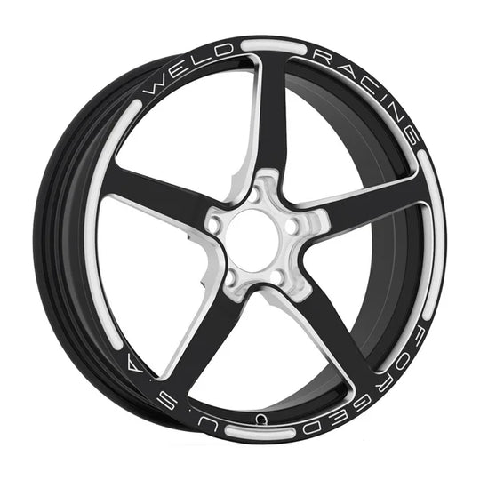 88C-1806206-B - Weld Racing Alumastar Frontrunner 18X6 5X114.3 ET -8mm Gloss Black Milled - Weld Racing Wheels Canada