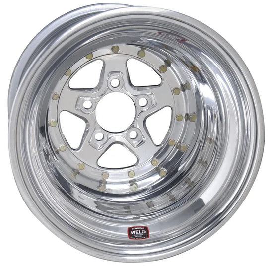 88516284G - Weld Racing Alumastar 15X16 5X120.65 ET 0mm Polished - Weld Racing Wheels Canada