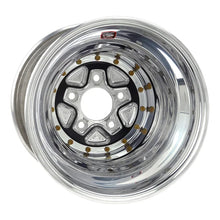 Charger l'image dans la galerie, 89B-616558UB - Weld Racing Alumastar Pro 16X16 5X139.7 ET -114mm Black Center - Polished Shell - Weld Racing Wheels Canada