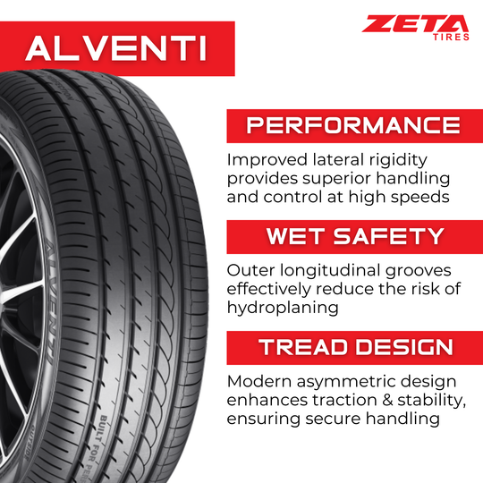 ZT2154017AV 215/40R17 Zeta Alventi 87Y Zeta Tires Canada