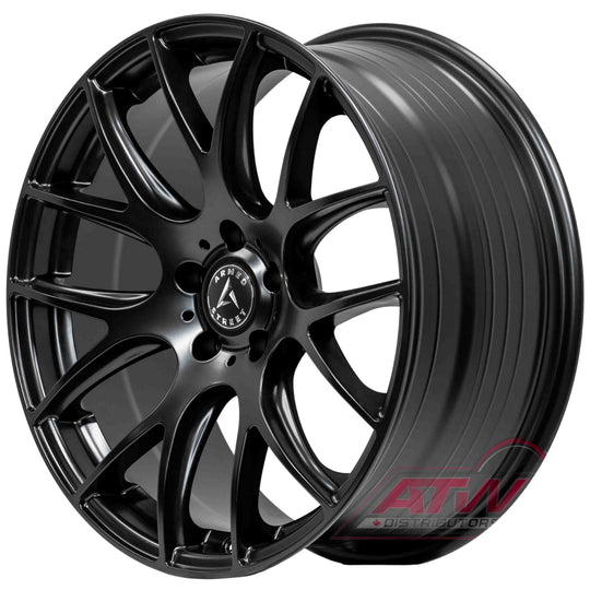 B121-1985-16-109 - Armed Street Ammo 19X8.5 5X114.3 ET 35mm Satin Black - Armed Street Wheels Canada