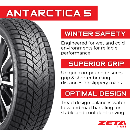 WZT2155517N 215/55R17 Zeta Antarctica 5 98H Zeta Tires Canada