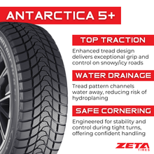 Load image into Gallery viewer, WZT2355018NP 235/50R18 Zeta Antarctica 5+ 101H Zeta Tires Canada