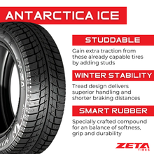 Load image into Gallery viewer, WZT1856515XN 185/65R15 Zeta Antarctica Ice 88T Zeta Tires Canada