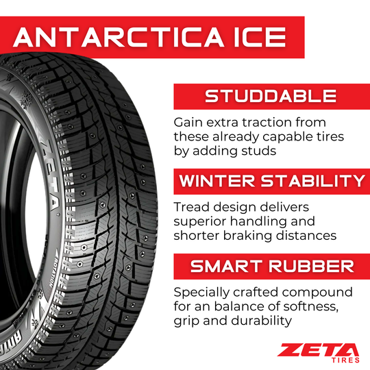 WZT1856515XN 185/65R15 Zeta Antarctica Ice 88T Zeta Tires Canada