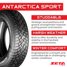 Load image into Gallery viewer, WZT2255519XN 225/55R19XL Zeta Antarctica Sport 103T Zeta Tires Canada
