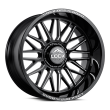 Load image into Gallery viewer, APEX-2121GBM - Lock Extreme Apex 20X10 5X127 / 5X139.7 ET -18mm Gloss Black Milling - Lock Extreme Wheels Canada