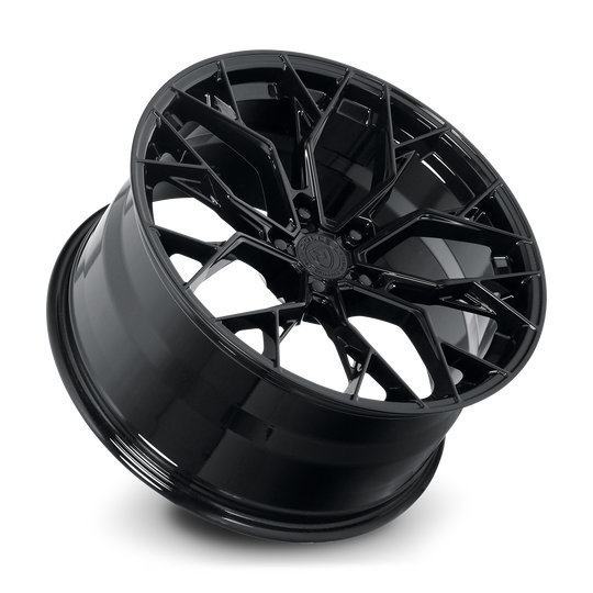 ARIA-28545GB - Dolce Performance Aria 20X8.5 5X120 ET 28mm Gloss Black - Dolce Performance Wheels Canada