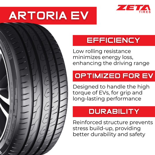 ZT2555020EV 255/50ZR20 Zeta Artoria EV 109W Zeta Tires Canada
