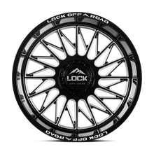 Load image into Gallery viewer, ASSAULT-22287GBM - Lock Extreme Assault 22X12 8X170 ET -44mm Gloss Black Milling - Lock Extreme Wheels Canada