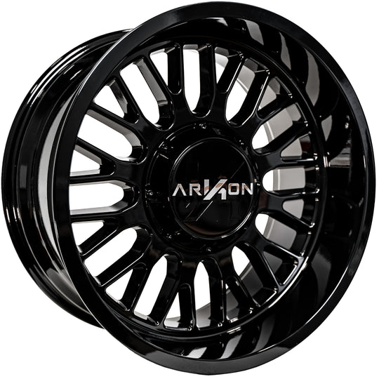 K20420206345 - Arkon Athos 20X12 6X135 / 6X139.7 -51mm Gloss Black - Arkon Wheels Canada