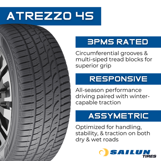 S1603508 255/40R19XL Sailun Atrezzo 4S 100V Sailun Tires Canada