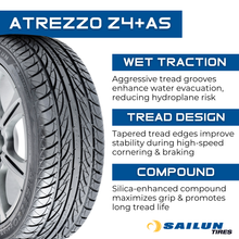 Load image into Gallery viewer, S2000730 245/45R17XL Sailun Atrezzo Z4+AS 99L Sailun Tires Canada