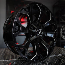 Load image into Gallery viewer, A111-2090-32-173 - Armed OffRoad Attack 20X9 6X135 ET 12mm Gloss Black Milled - Armed OffRoad Wheels Canada