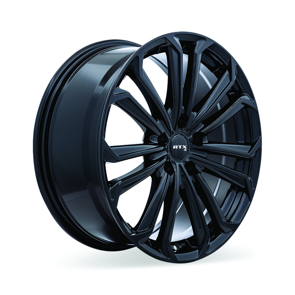 83089 - RTX OE Aura 18X8 5X114.3 42mm Gloss Black - RTX Wheels Canada