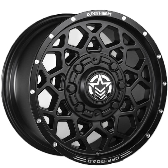 A794202064047D - Anthem Avenger 20X12 6X114.3 -44mm Satin Black - Anthem Wheels Canada