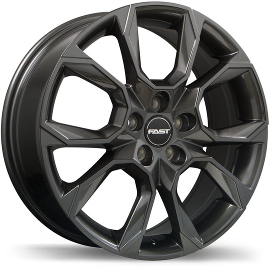 F250N-1880-65MN+45C661 - Fast Wheels Aventure 18X8 5X114.3 45mm Gloss Gunmetal - Fast Wheels Wheels Canada
