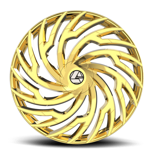 AZA-53630955722G - Azara AZA-536 30X9.5 6X135 22mm Gold Plated - Azara Wheels Canada