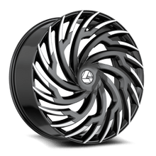 Load image into Gallery viewer, AZA-5363095BL15BM - Azara AZA-536 30X9.5 Blank 15mm Gloss Black &amp; Machined - Azara Wheels Canada