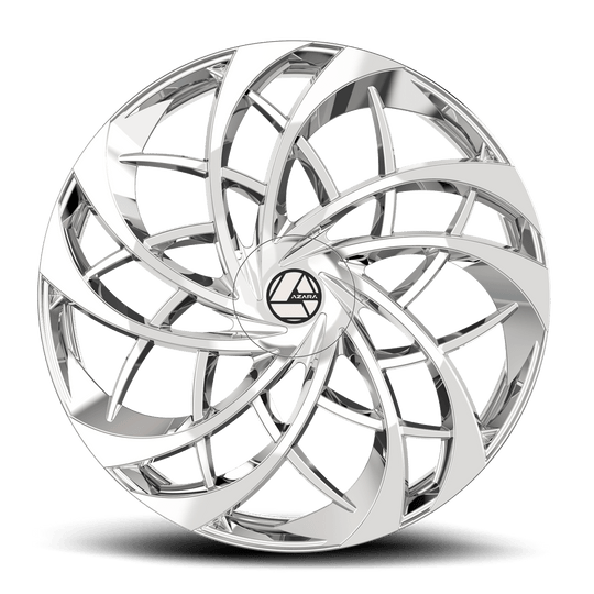AZA-5401883635NC - Azara AZA-540 18X8 5X112 35mm Nano Chrome - Azara Wheels Canada