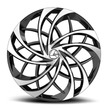 Charger l'image dans la galerie, AZA-54030955722BM - Azara AZA-540 30X9.5 6X135 22mm Gloss Black &amp; Machined - Azara Wheels Canada