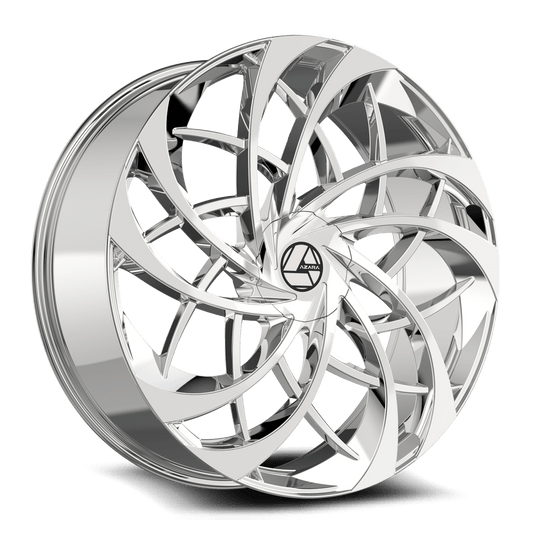 AZA-5401882335NC - Azara AZA-540 18X8 5X100 35mm Nano Chrome - Azara Wheels Canada