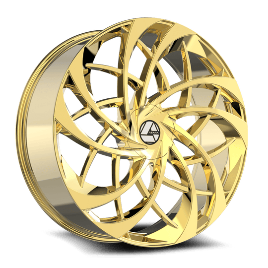 AZA-5401883635NG - Azara AZA-540 18X8 5X112 35mm Nano Gold - Azara Wheels Canada