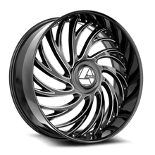 Charger l'image dans la galerie, AZX-1013095BL15GBM - Azara AZX-101 30X9.5 Blank 15mm Gloss Black &amp; Milled - Azara Wheels Canada