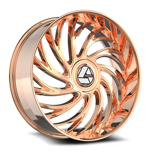 AZX-10122953915NRG - Azara AZX-101 22X9.5 5X115 ET 15MM Nano Rose Gold - Azara Wheels Canada
