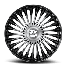 Charger l'image dans la galerie, AZX-1032295BL15BM - Azara AZX-103 22X9.5 Blank 5X 15mm Gloss Black &amp; Machined - Azara Wheels Canada