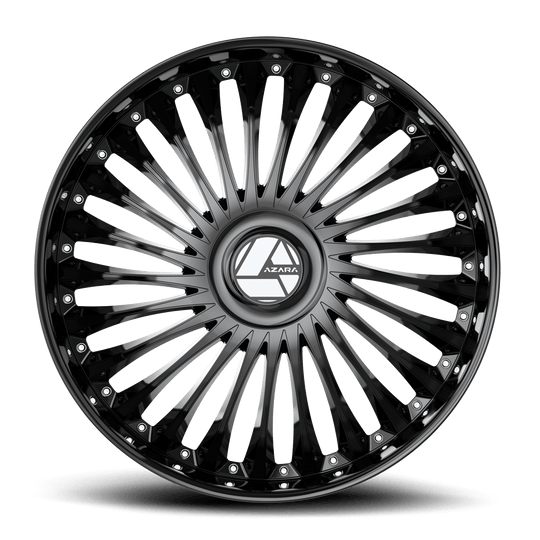AZX-1032495722GB - Azara AZX-103 24X9 6X135 22mm Gloss Black - Azara Wheels Canada