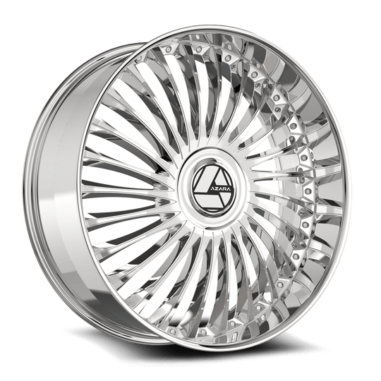 AZX-1033095BL15C - Azara AZX-103 30X9.5 Blank 15mm Chrome - Azara Wheels Canada