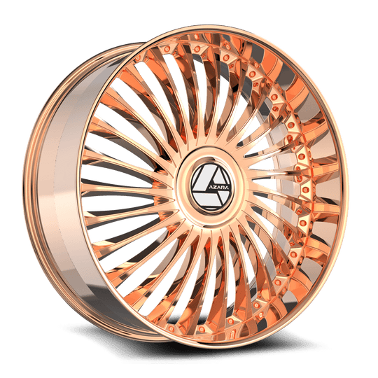AZX-1033095BL15RG - Azara AZX-103 30X9.5 BLANK ET 15MM Rose Gold - Azara Wheels Canada