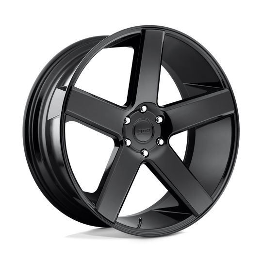 S216300073+10 - DUB S216 Baller 30X10 5X127  10mm Gloss Black - DUB Wheels Canada