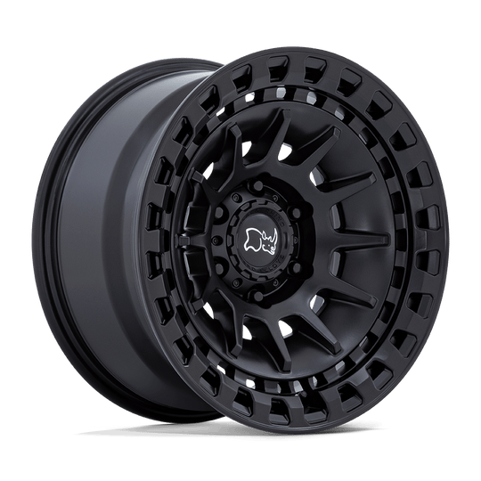 BR009MX17855010N - Black Rhino Barrage 17X8.5 5X127 -10 mm Matte Black - Black Rhino Wheels Canada