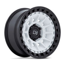 Charger l'image dans la galerie, BR009WM17856310N - Black Rhino Barrage 17X8.5 6X135 -10 mm Gloss White On Matte Black - Black Rhino Wheels Canada