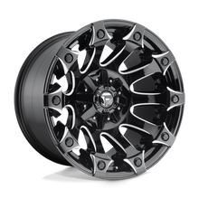 Load image into Gallery viewer, D57820209847 - Fuel Off-Road D578 Battle Axe 20X12 6X135 / 6X139.7 -44mm Gloss Black Milled - Fuel Off-Road Wheels Canada