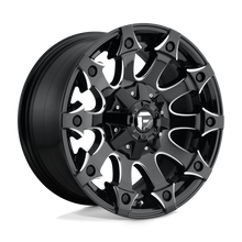 Load image into Gallery viewer, D57818909857 - Fuel Off-Road D578 Battle Axe 18X9 6X135 6X139.7 20mm Gloss Black Milled - Fuel Off-Road Wheels Canada
