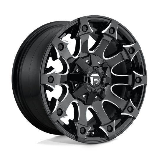 D57818909857 - Fuel Off-Road D578 Battle Axe 18X9 6X135 6X139.7 20mm Gloss Black Milled - Fuel Off-Road Wheels Canada