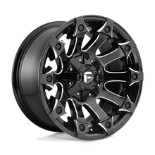 Load image into Gallery viewer, D57818902645 - Fuel Off-Road D578 Battle Axe 18X9 5X127 / 5X114.3 -12mm Gloss Black Milled - Fuel Off-Road Wheels Canada