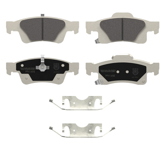 PPV1498 Police Pursuit Vehicle Rear Disc Brake Pad Set BCSJ