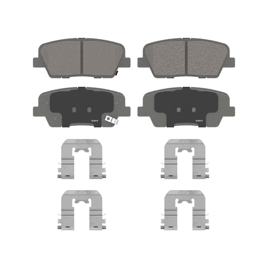 QC1284 ThermoQuiet Disc Brake Pad Set BCSJ