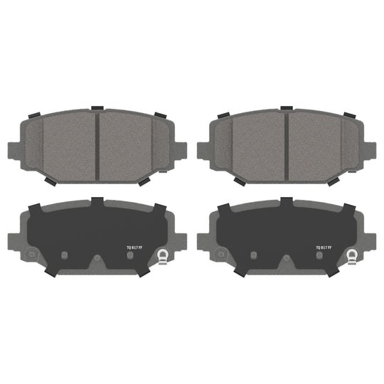QC1596 ThermoQuiet Disc Brake Pad Set BCSJ