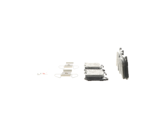 BE0984H Blue Semi-Metallic Brake Pads with Hardware Bosch Canada